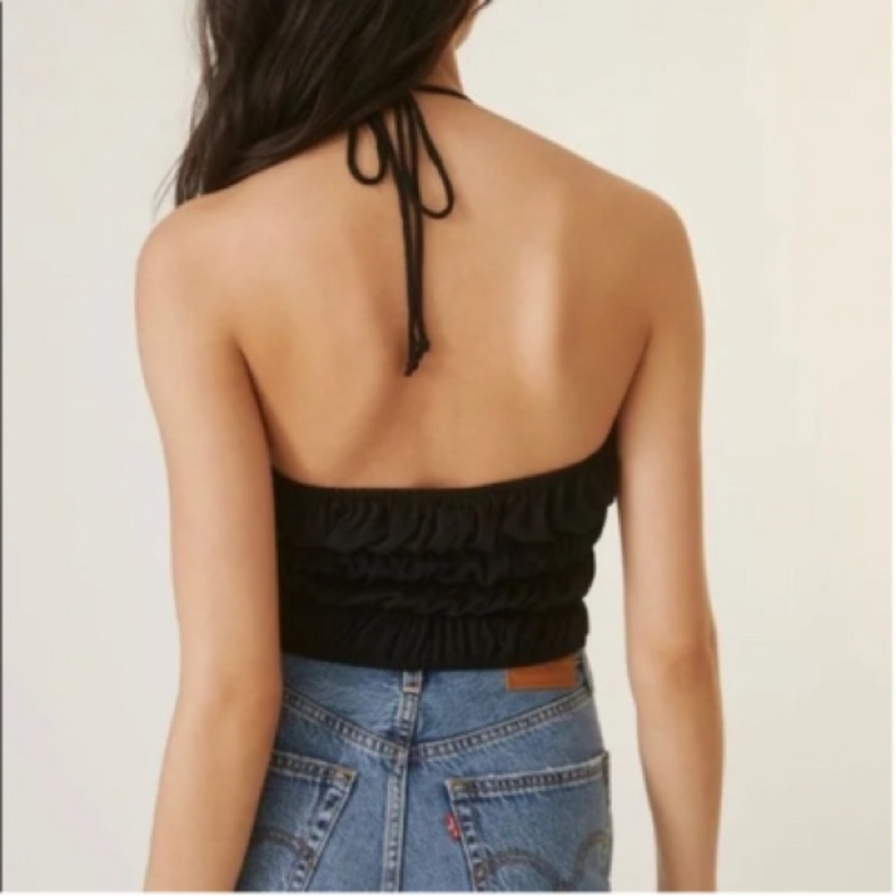 NWT Ruched Halter Tank - Picture 3 of 7